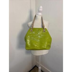 Michael Kors Mirror Tote Bag Lime Green So Cute